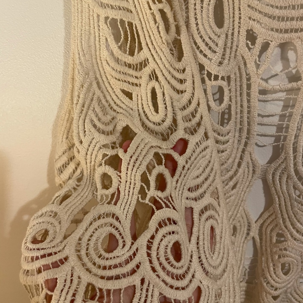 ZARA Crochet gillet vest